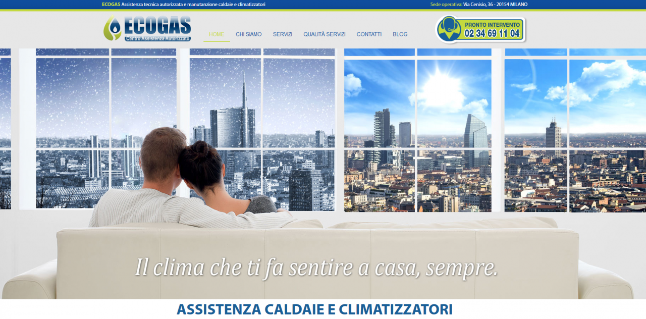 Online il nuovo sito Joomla di Ecogas S.r.l