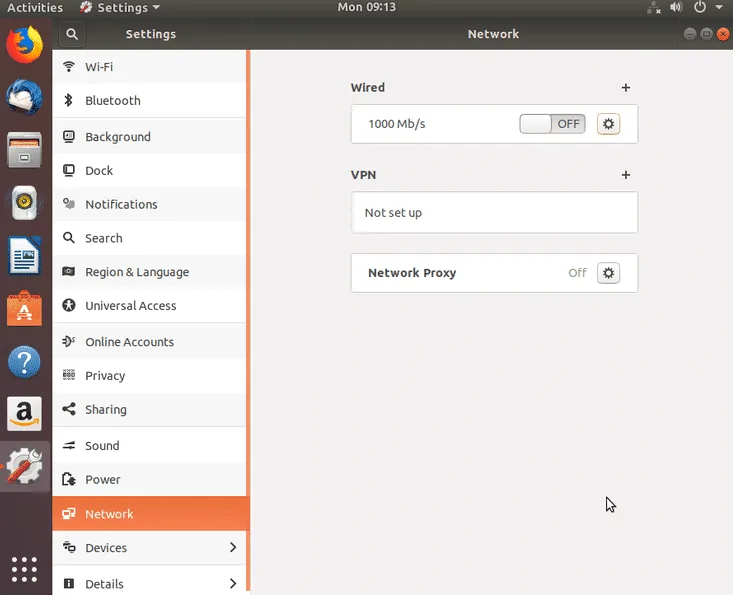 Applying the network configuration