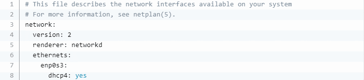 File di configurazione netplan predefinito chiamato 01-netcfg.yaml o 50-cloud-init.yaml