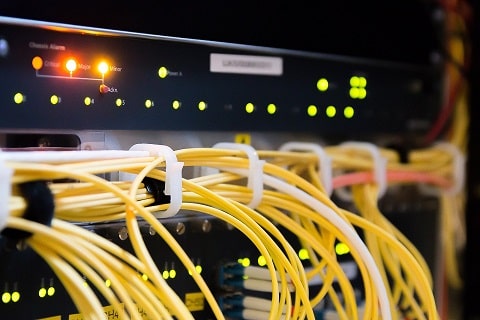 Cablaggio di un armadio Rack