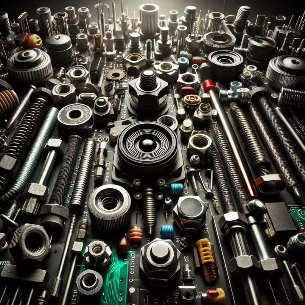 Technician repairing computer hardware components on a workbench